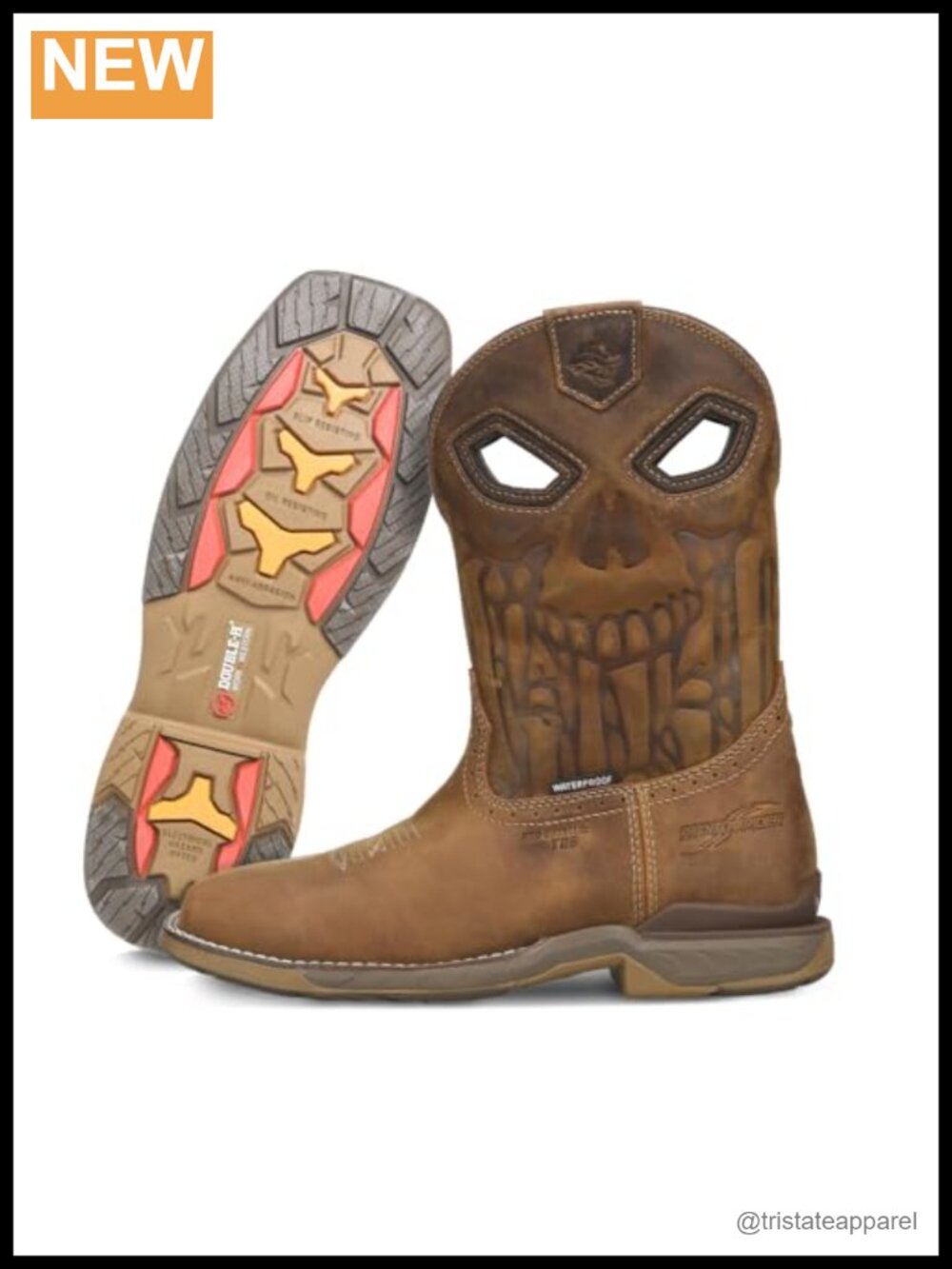 Waterproof Composite Toe Wide Square Toe Roper Work Boots
